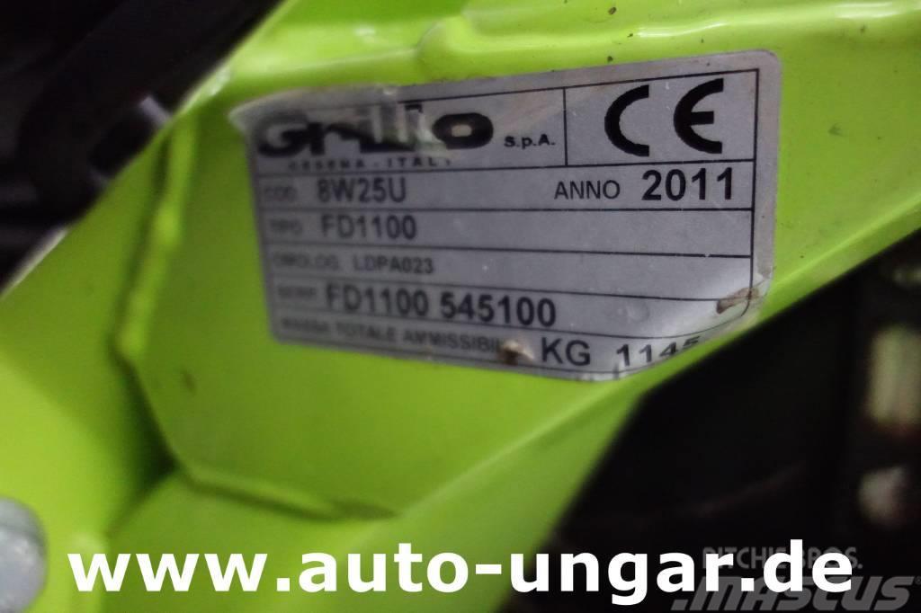 Grillo FD 1100 4WD Allrad Bj. 2011 Hochentleerung Mäher Corta-césped de pie