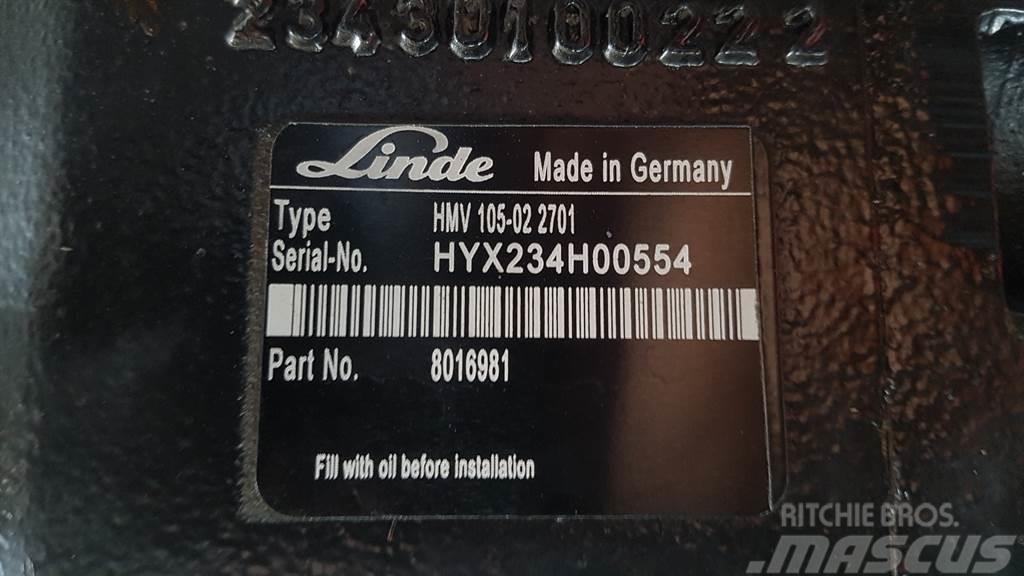 Linde HMV105-02 - Atlas 75S - Drive motor/Fahrmotor Hidráulicos