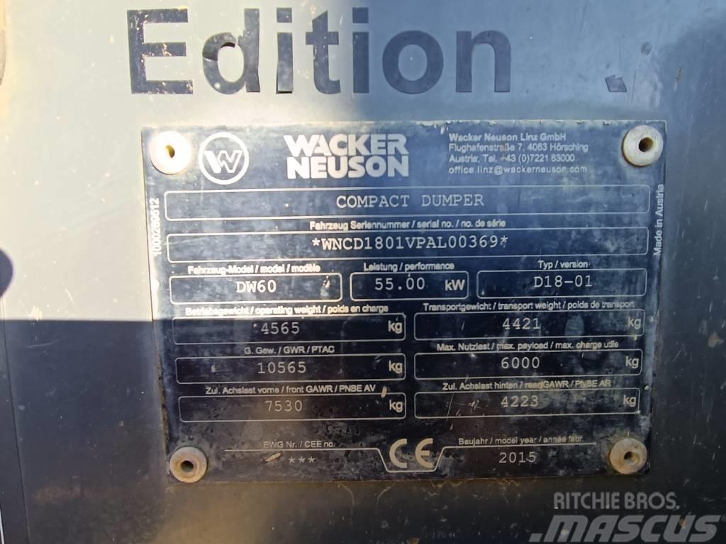 Wacker Neuson DW 60 Dúmpers de obra