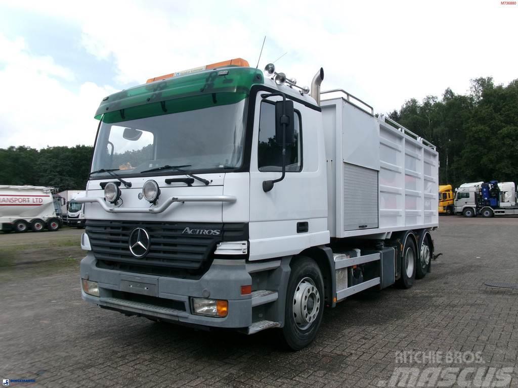Mercedes-Benz Actros 2535 6x2 vacuum tank Saugbagger Camiones aspiradores/combi