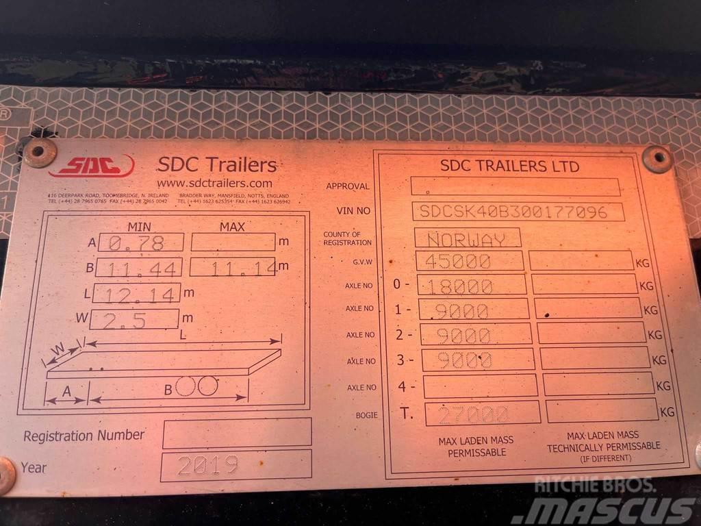 SDC TRAILERS Semitrailer Semirremolques portacontenedores