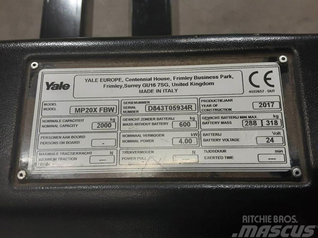 Yale MP20X Transpaletas Eléctricas con plataforma