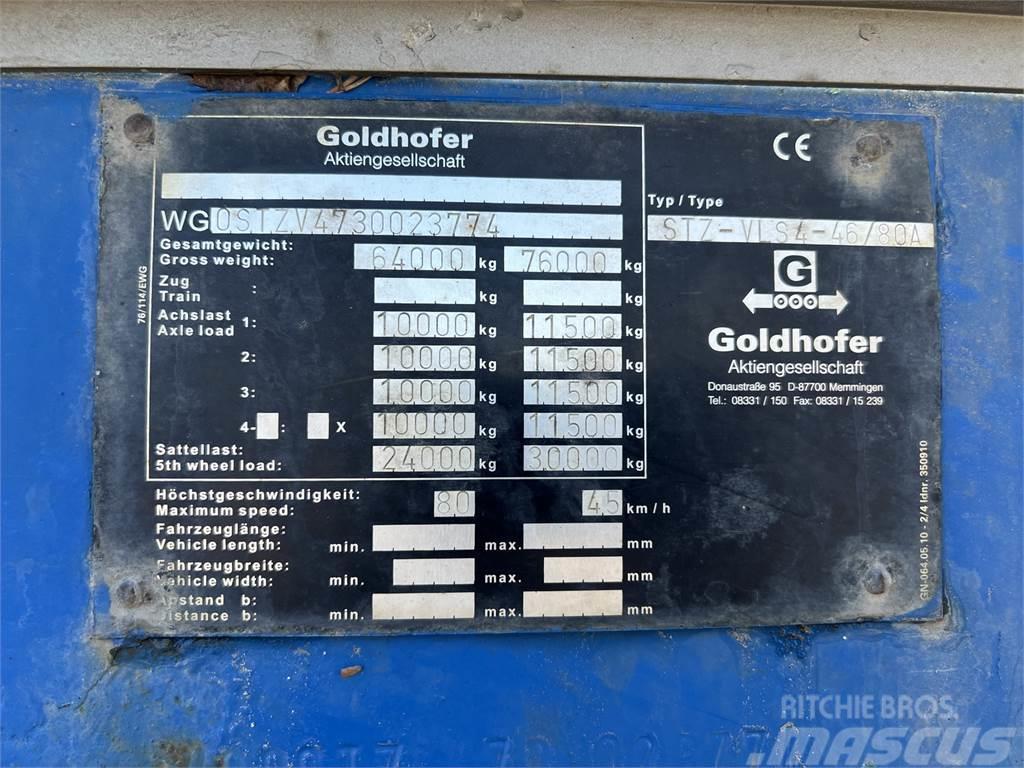Goldhofer STZ-VLS 4-46/80 A Semirremolques de góndola rebajada