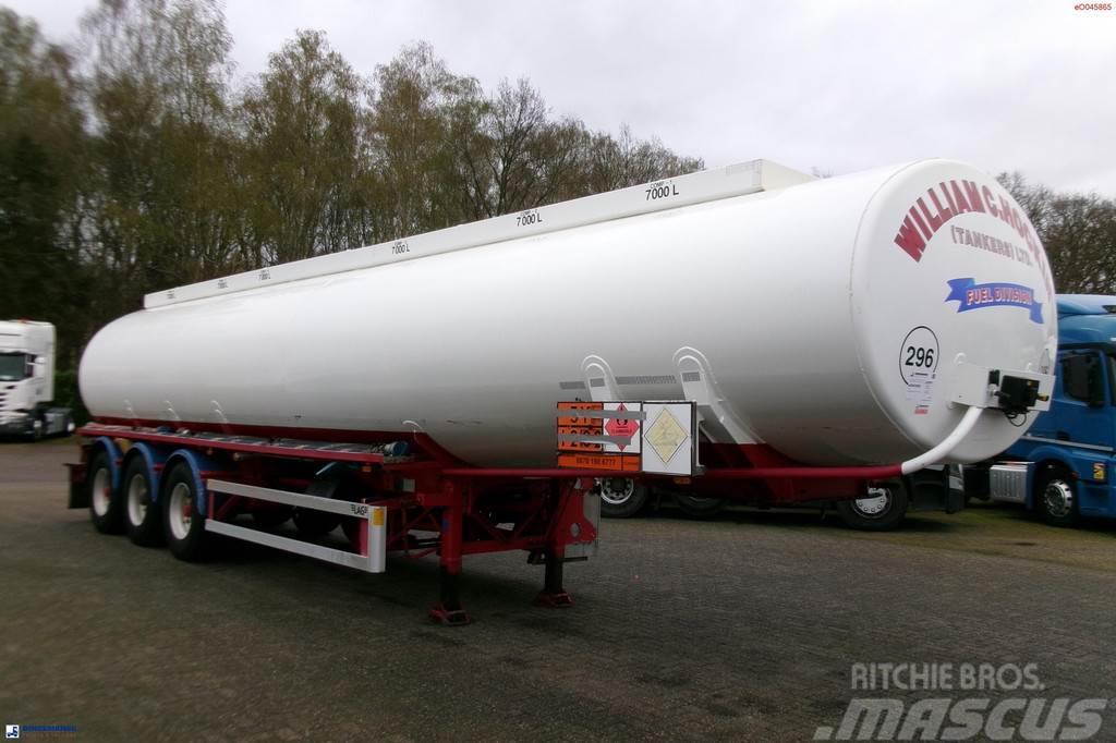 LAG Fuel tank alu 44.4 m3 / 6 comp + pump Semirremolques cisterna
