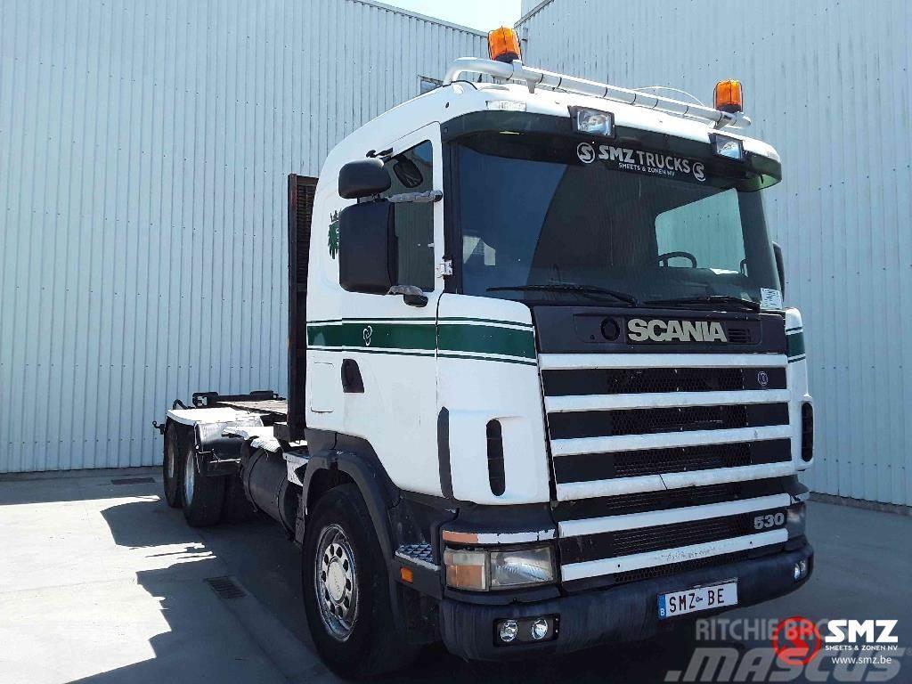 Scania 144 530 6x4 manual pump Camiones plataforma