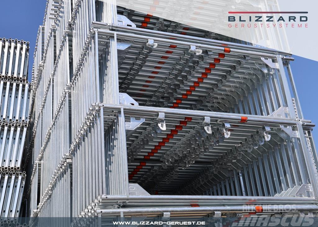 Blizzard 245,18 m² Stahlgerüst mit Robustböden Andamios