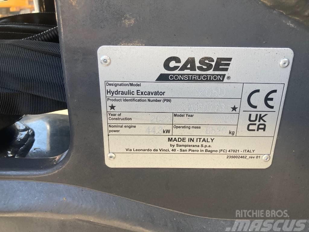 CASE CX65D Mini excavadoras < 7t