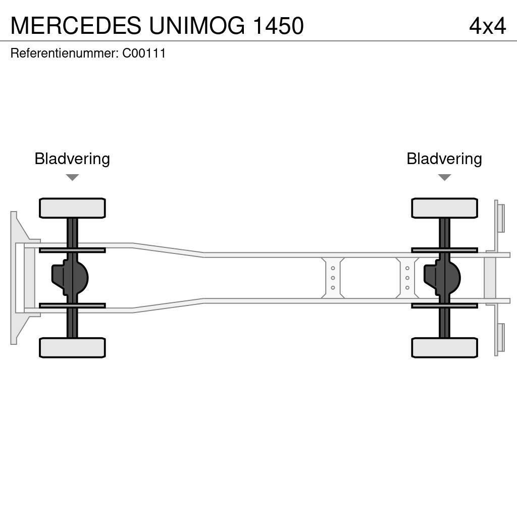 Mercedes-Benz UNIMOG 1450 Camiones bañeras basculantes o volquetes