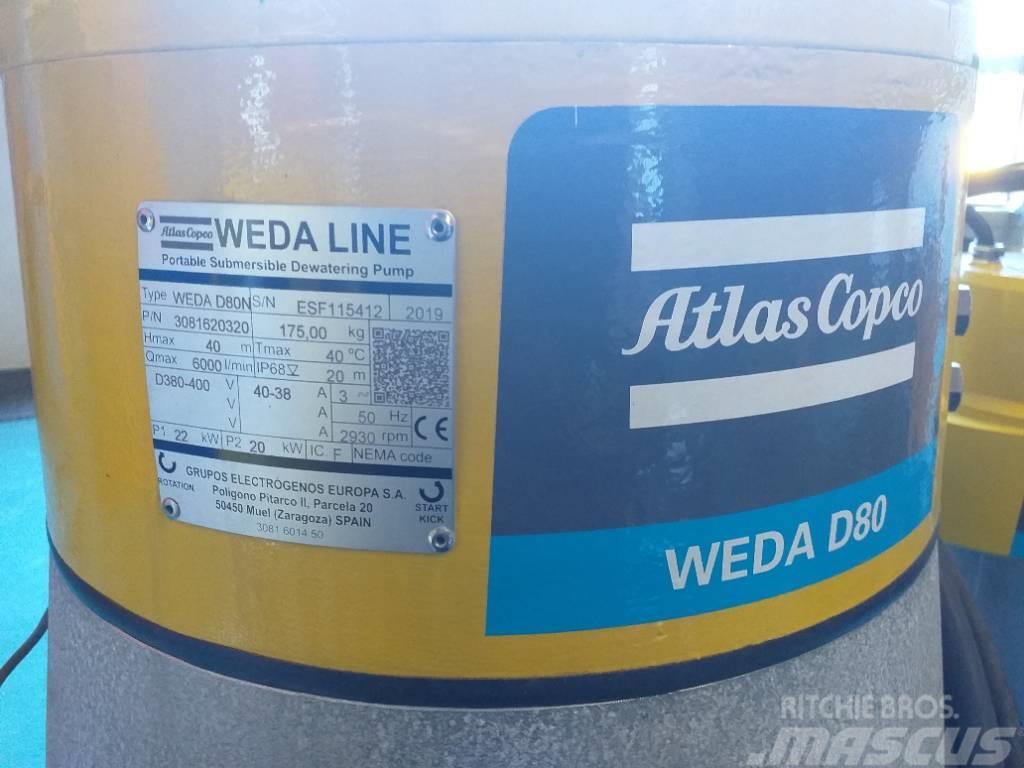 Atlas Copco WEDA D80N Bombas de agua