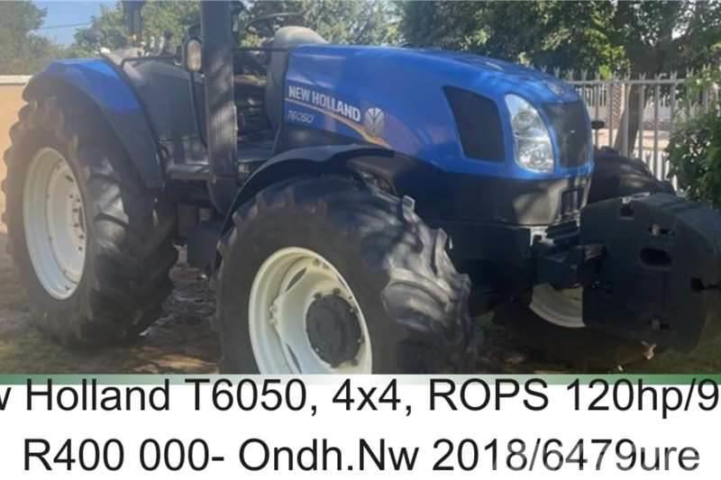 New Holland T6050 - ROPS - 120hp / 93kw Tractores