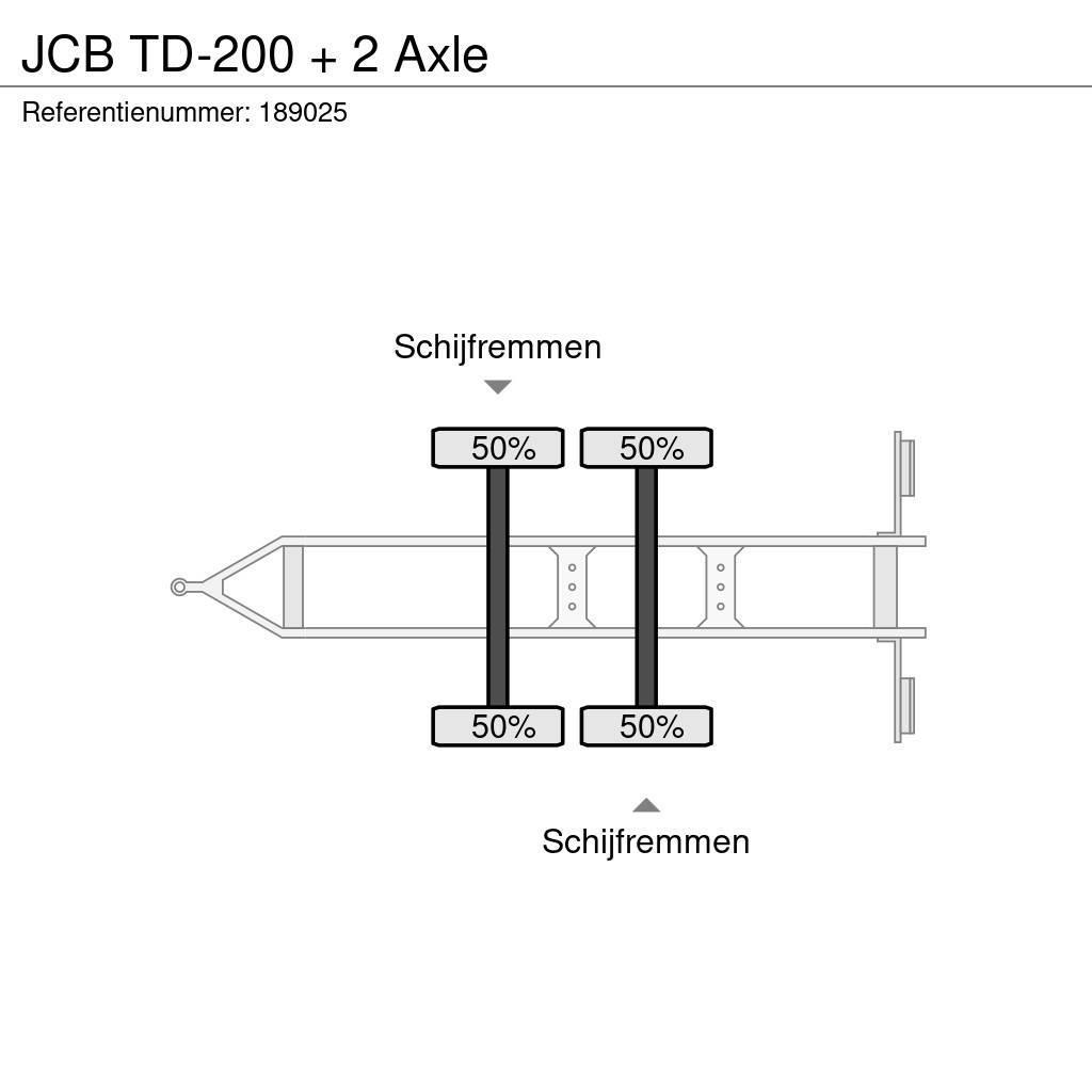 JCB TD-200 + 2 Axle Caja de lona