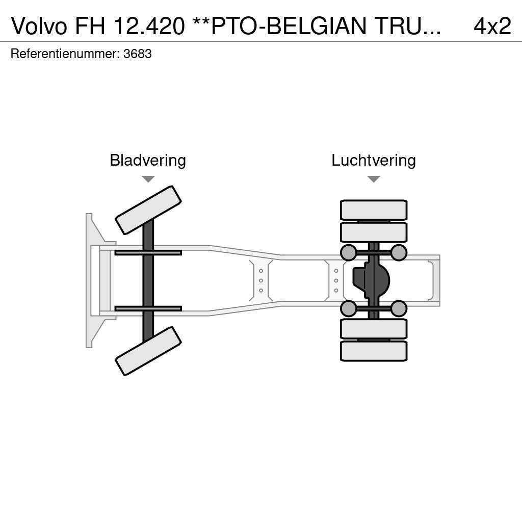 Volvo FH 12.420 **PTO-BELGIAN TRUCK-LOW MILEAGE** Cabezas tractoras