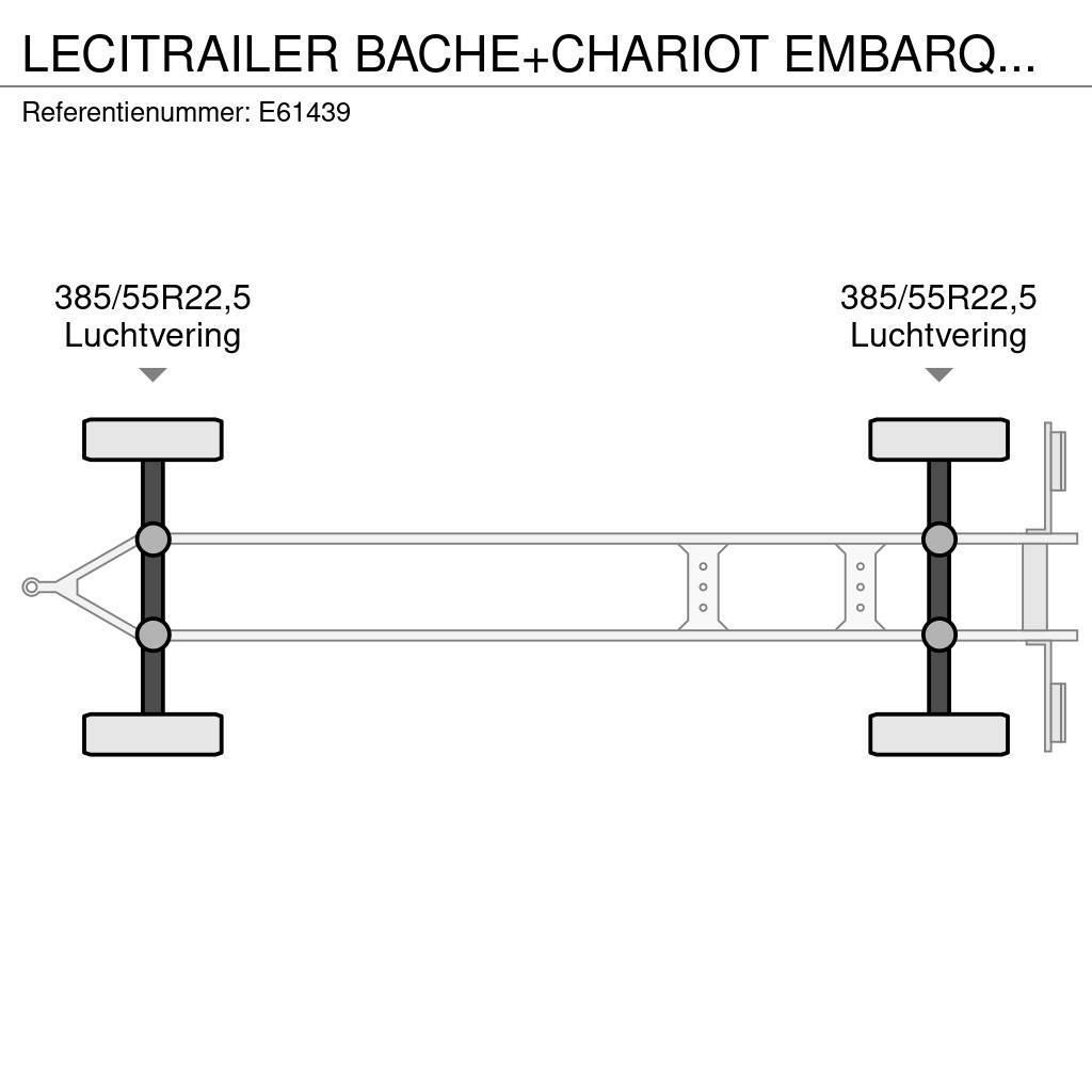 Lecitrailer BACHE+CHARIOT EMBARQUER/KOOIAAP Caja de lona