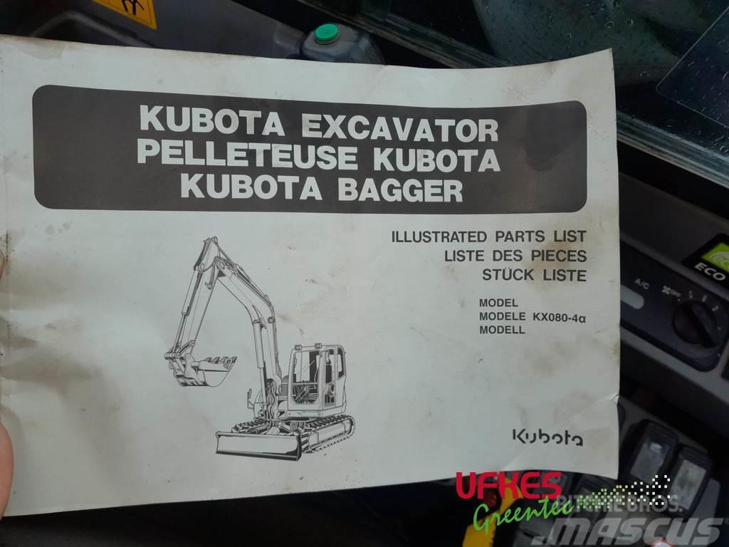 Kubota KX080-4 Alpha Excavadoras 7t - 12t
