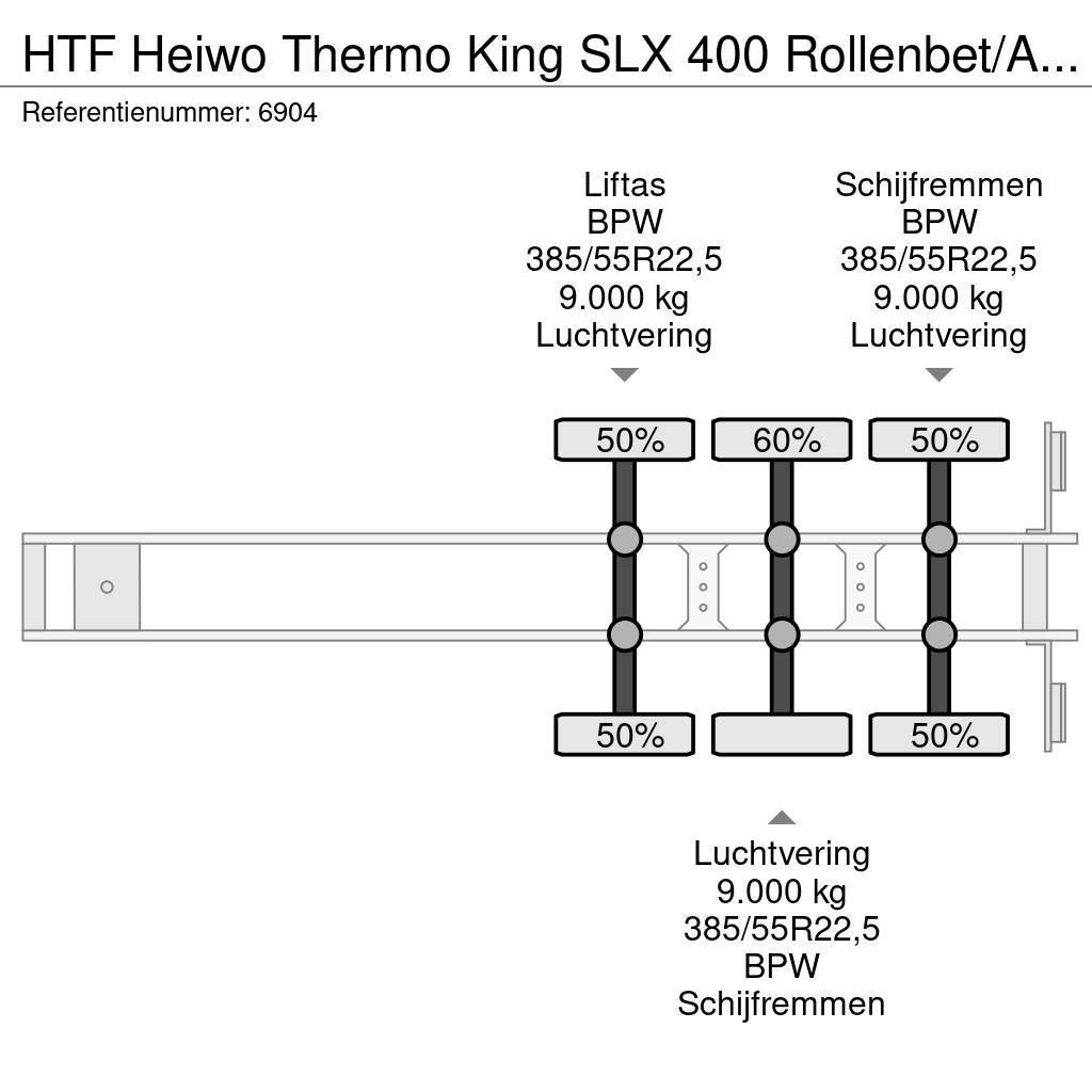 HTF Heiwo Thermo King SLX 400 Rollenbet/Aircargo Kopsc Semirremolques isotermos/frigoríficos