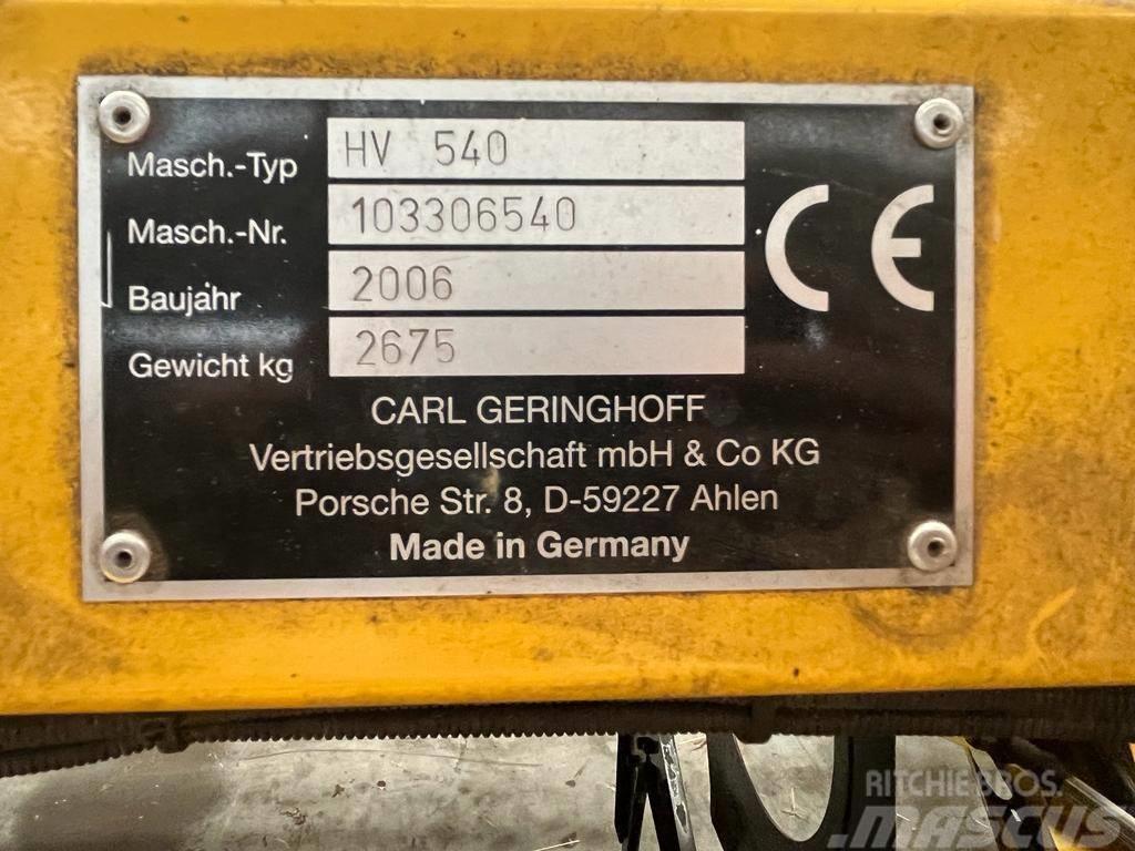 Geringhoff HV 540 Cabezales de cosechadoras combinadas