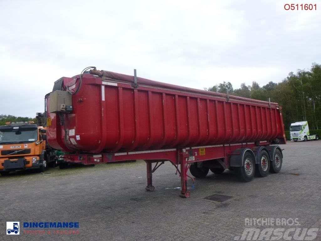 Fruehauf Tipper trailer alu 34.6 m3 + tarpaulin Semirremolques bañera