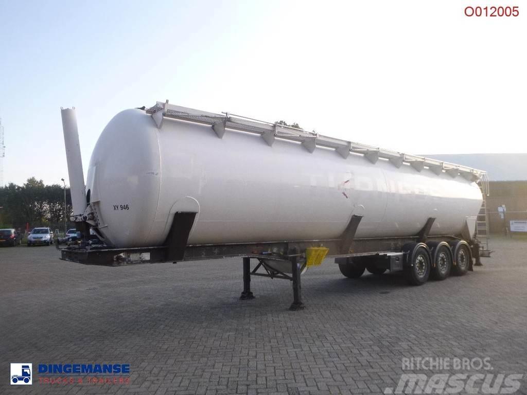 Feldbinder Powder tank alu 65 m3 (tipping) Semirremolques cisterna