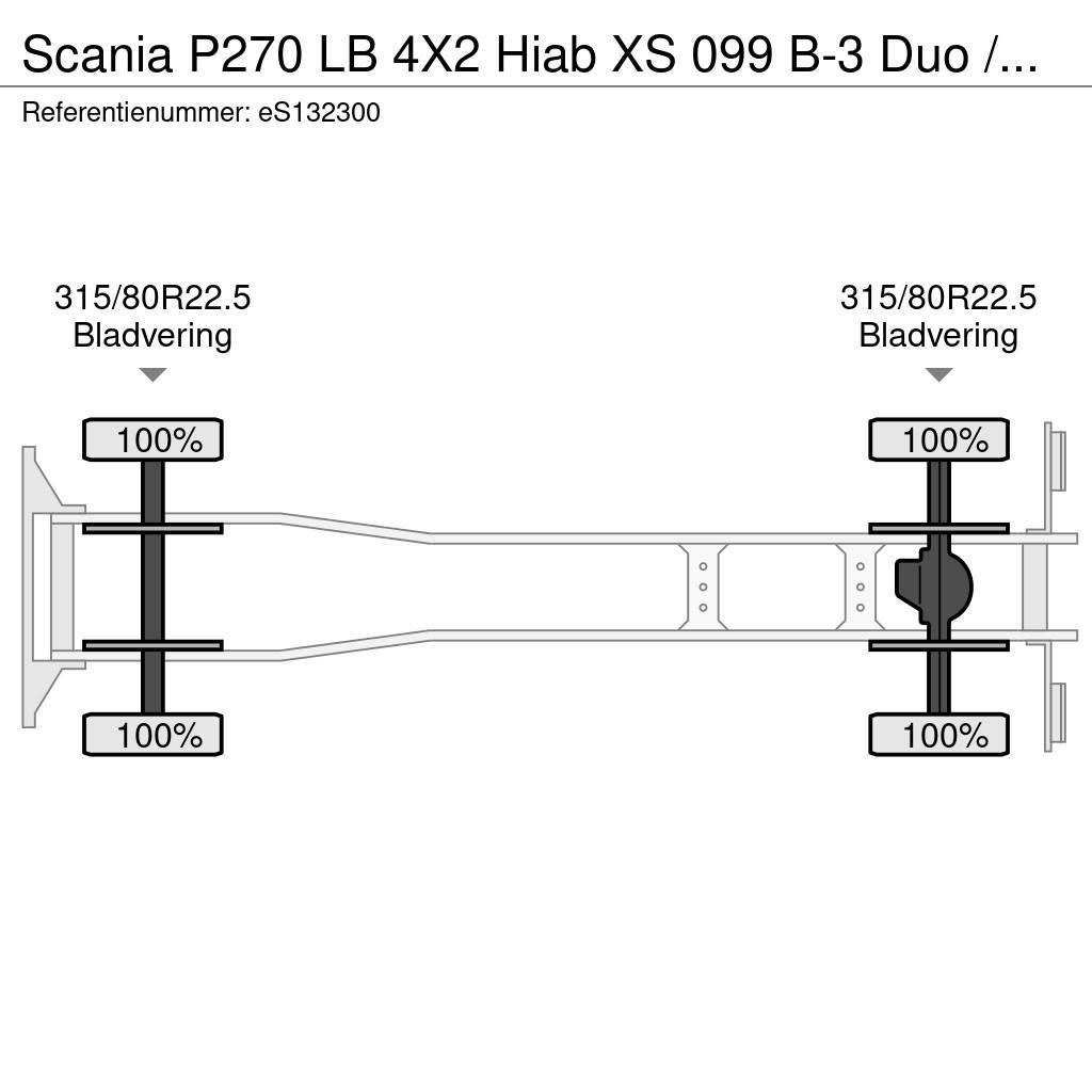 Scania P270 LB 4X2 Hiab XS 099 B-3 Duo / NEW/UNUSED Grúas todo terreno