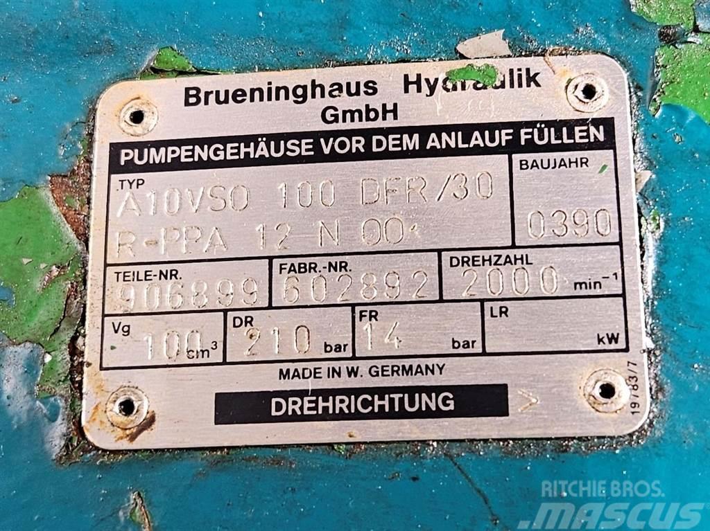 Brueninghaus Hydromatik A10VSO100DFR/30R-906899-Load sensing pump Hidráulicos