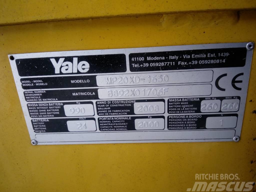 Yale MP 20 XD Transpaletas Eléctricas con plataforma