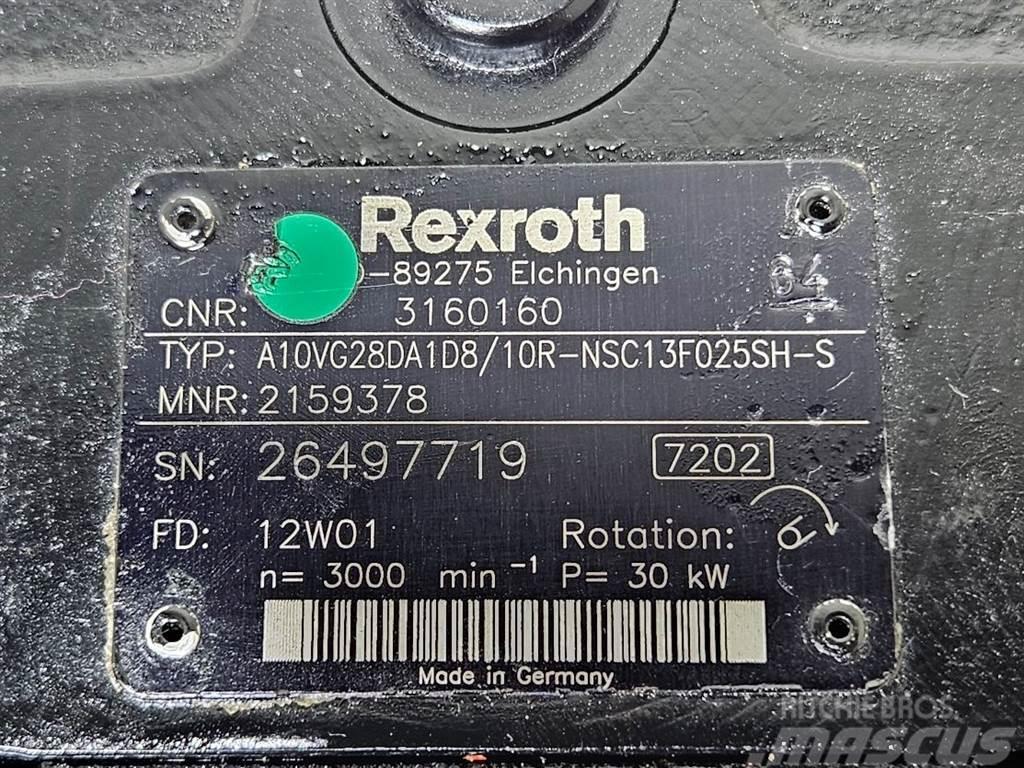 Rexroth A10VG28DA1D8/10R-Drive pump/Fahrpumpe/Rijpomp Hidráulicos