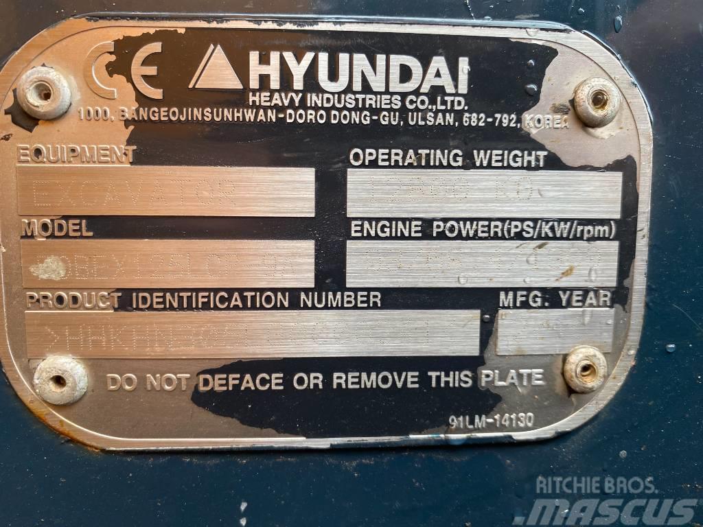 Hyundai Harvadig 125LCR-9A c/w 2020 Keto 100LD Excavadoras