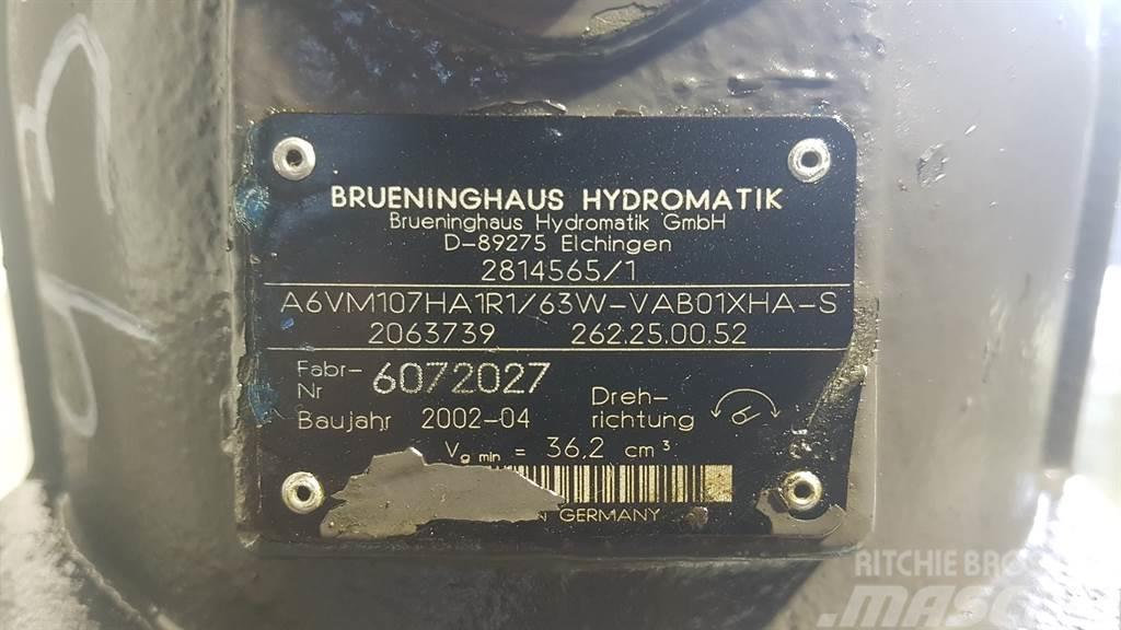 Brueninghaus Hydromatik A6VM107HA1R1/63W -Volvo L35B-Drive motor/Fahrmotor Hidráulicos