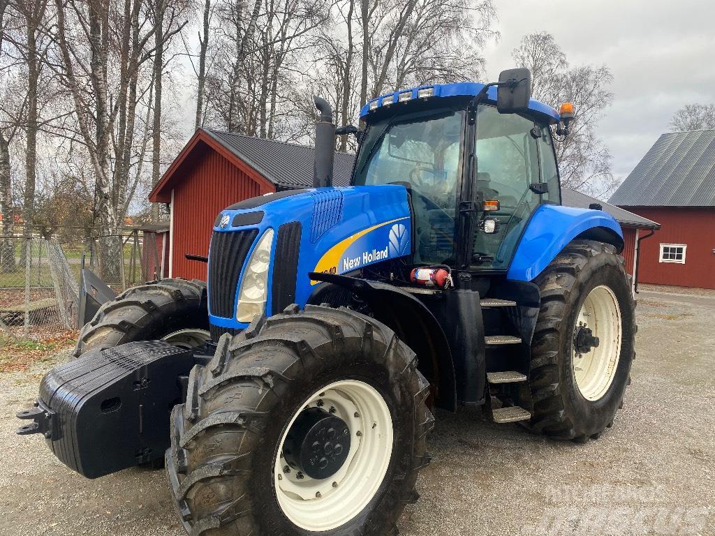 New Holland T8040 SuperSteer 4970 tim! Tractores