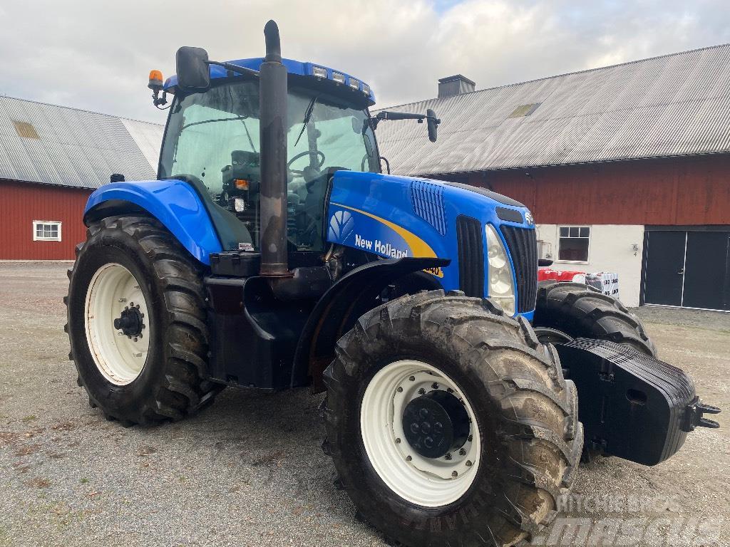 New Holland T8040 SuperSteer 4970 tim! Tractores