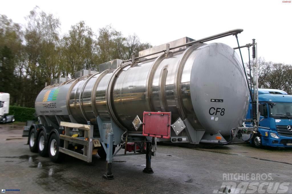  Clayton Chemical tank inox 30 m3 / 1 comp Semirremolques cisterna