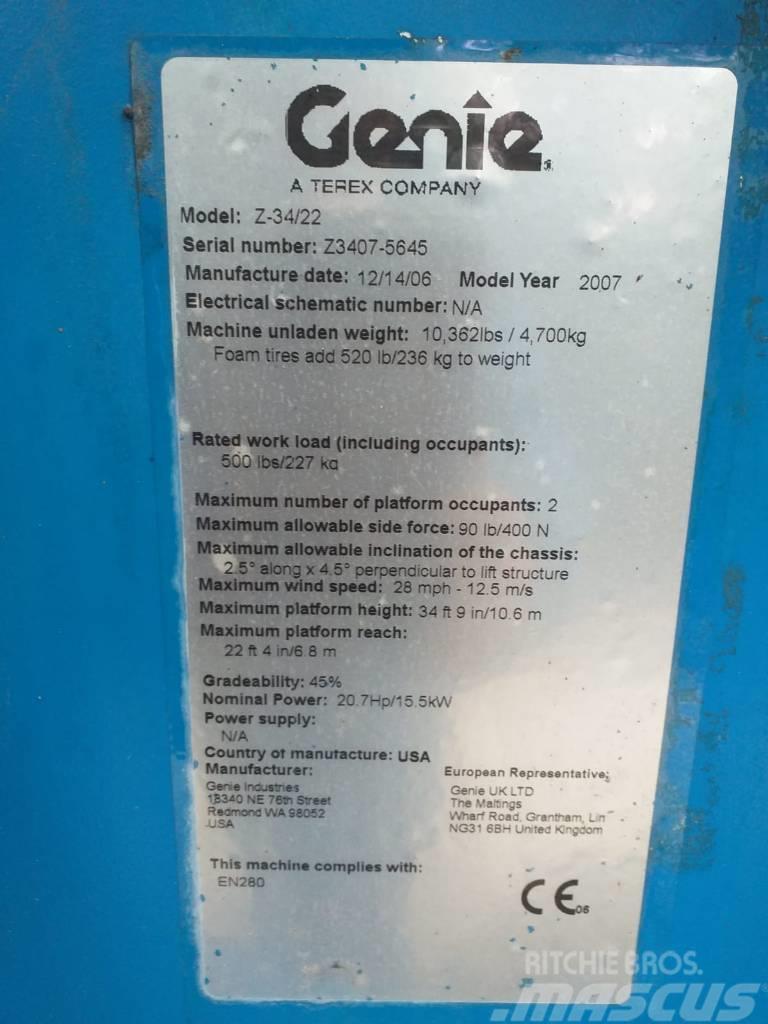 Genie Z 34/22 Plataforma de trabajo articulada