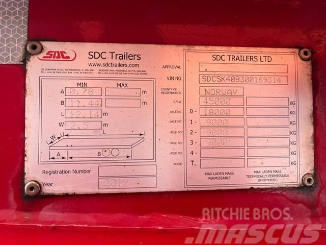 SDC TRAILERS Semitrailer Semirremolques portacontenedores