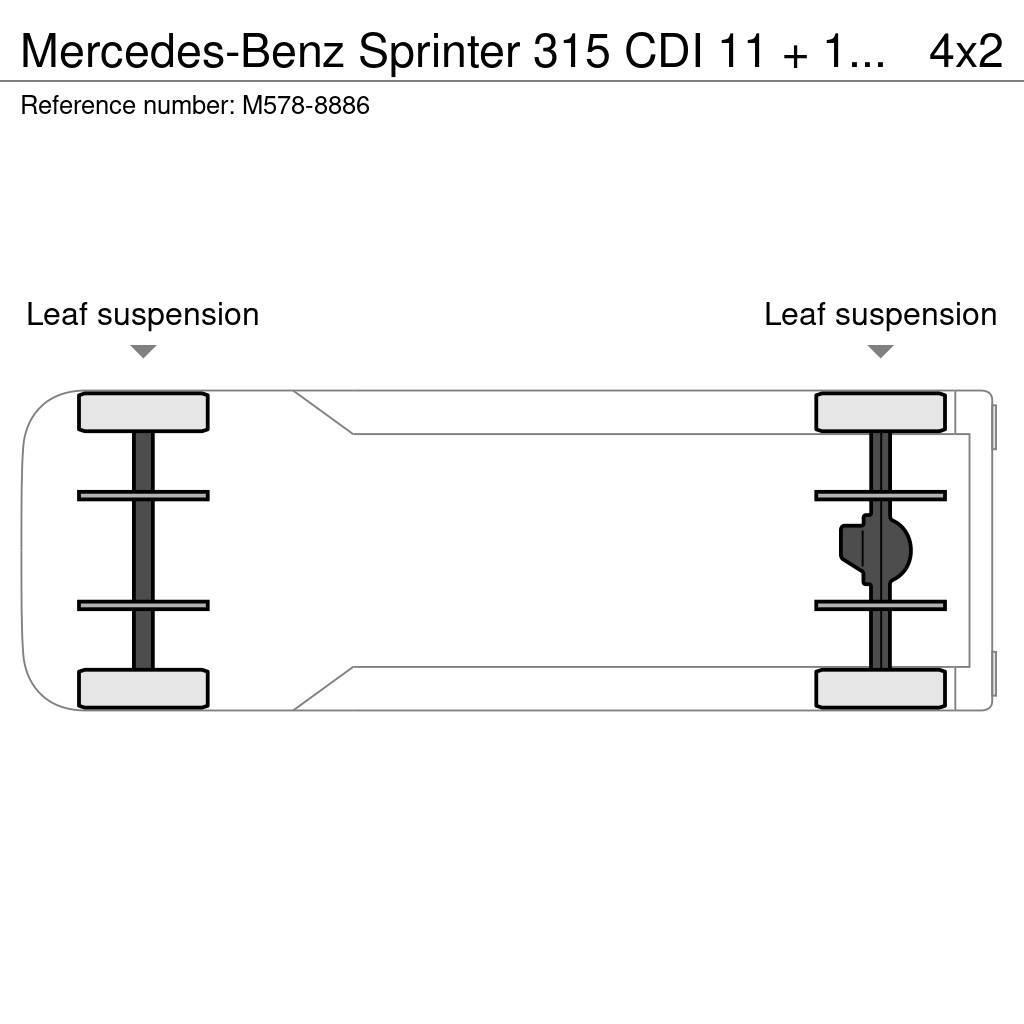 Mercedes-Benz Sprinter 315 CDI 11 + 1 SEATS / LIFT Mini autobuses