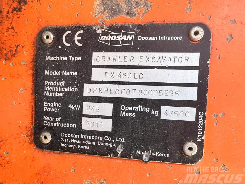Doosan DX 480 LC Excavadoras de cadenas