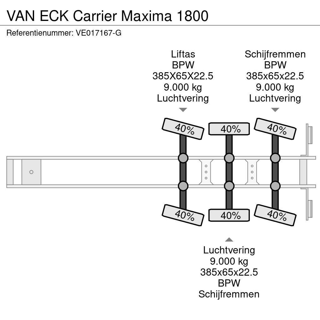 Van Eck Carrier Maxima 1800 Semirremolques isotermos/frigoríficos