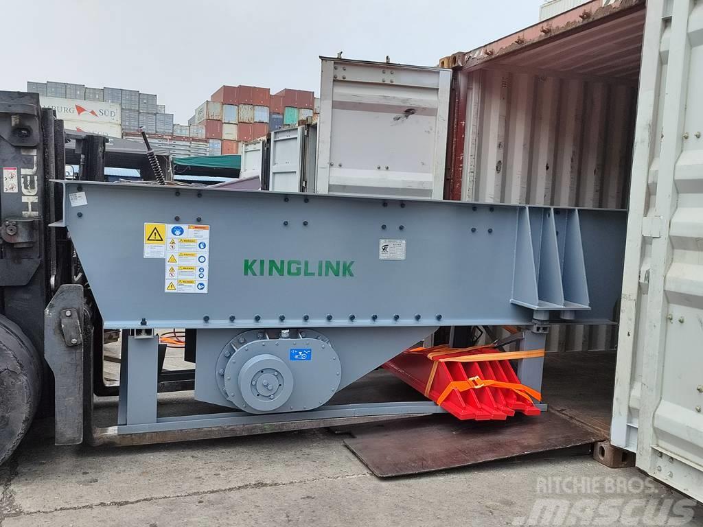 Kinglink ZSW-380x96 Heavy-Duty Vibrating Grizzly Feeder Alimentadores