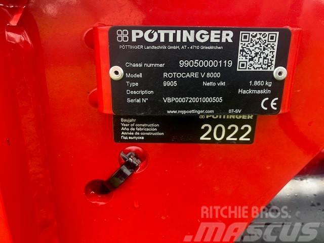 Pöttinger Rotocare V8000 demokörd Cultivadores para cultivos en hilera