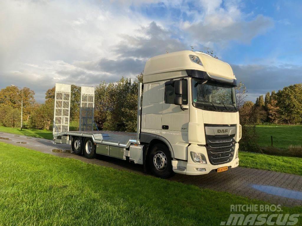 DAF XF 450 | FULL AIR | RETARDER | MACHINE LOW LOADER Camiones portacoches