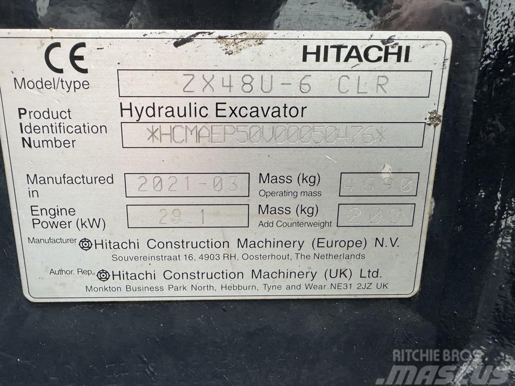 Hitachi ZX 48 U-6 Mini excavadoras < 7t