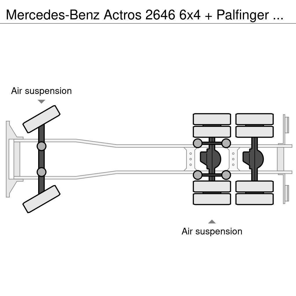 Mercedes-Benz Actros 2646 6x4 + Palfinger PK29002 D (winch) Grúas todo terreno
