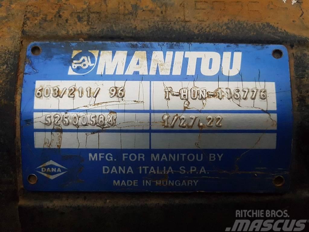 Manitou MLT625-52500584-Spicer Dana 603/211/96-Axle/Achse Ejes