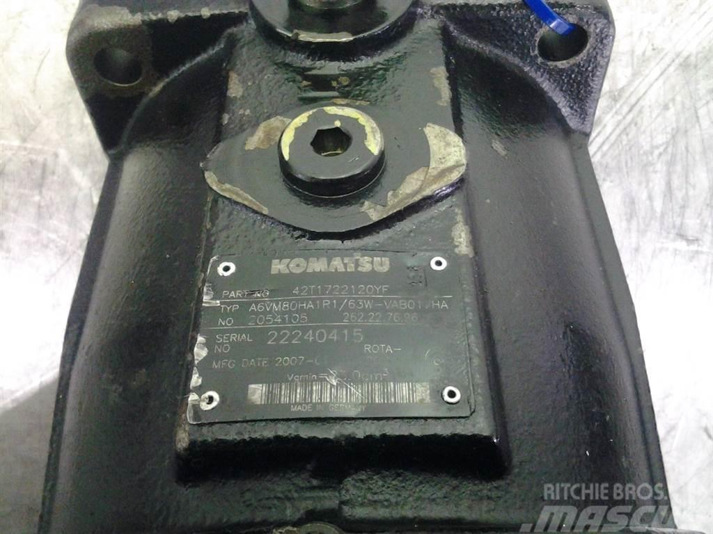 Komatsu 42T1722120YF - A6VM80HA1R1/63W - Drive motor Hidráulicos
