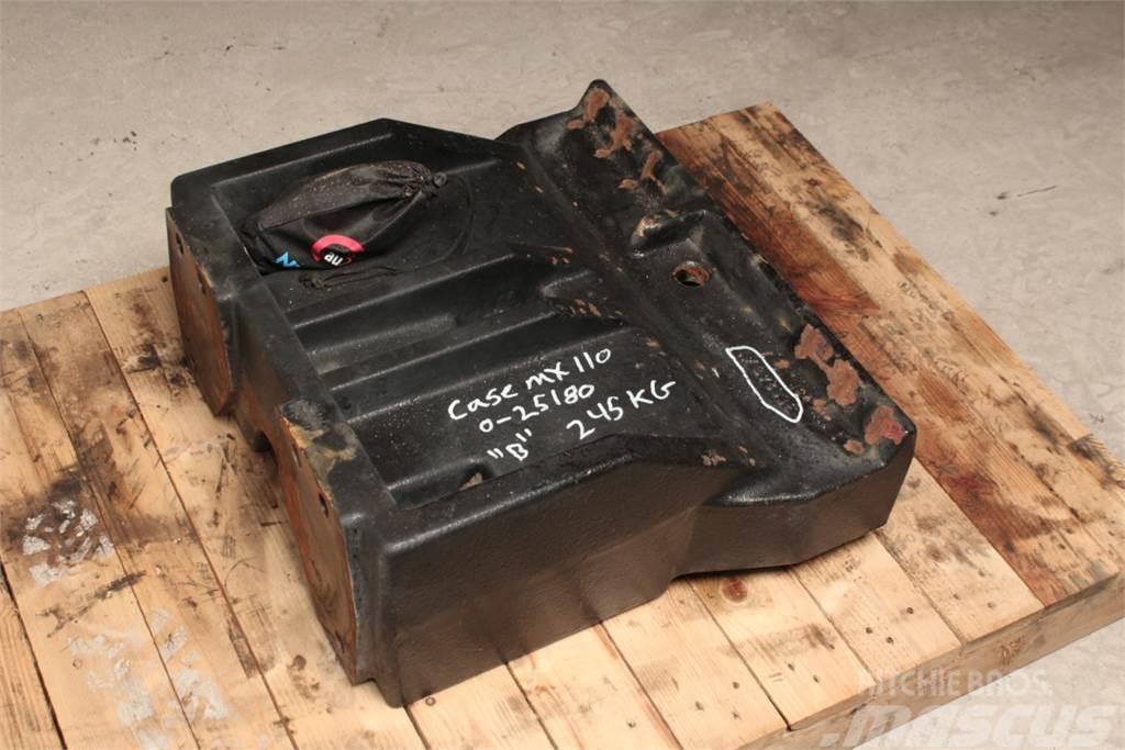 Case IH MX110 Weight Chasis y suspención
