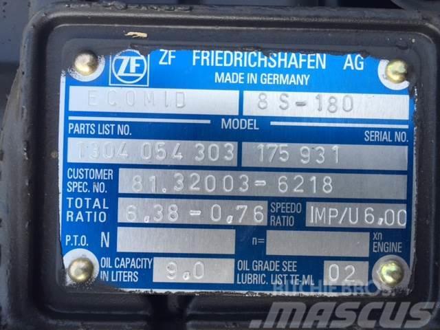 ZF 8S180 Ecomid 1304 054 303 Getriebe Cajas de cambios
