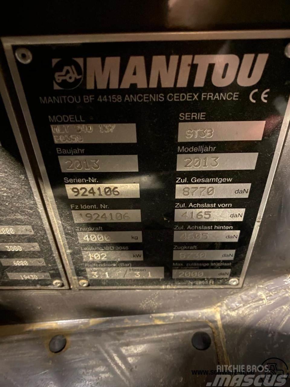 Manitou MLT 840-137 *neue Reifen* Plataformas de trabajo telescópica