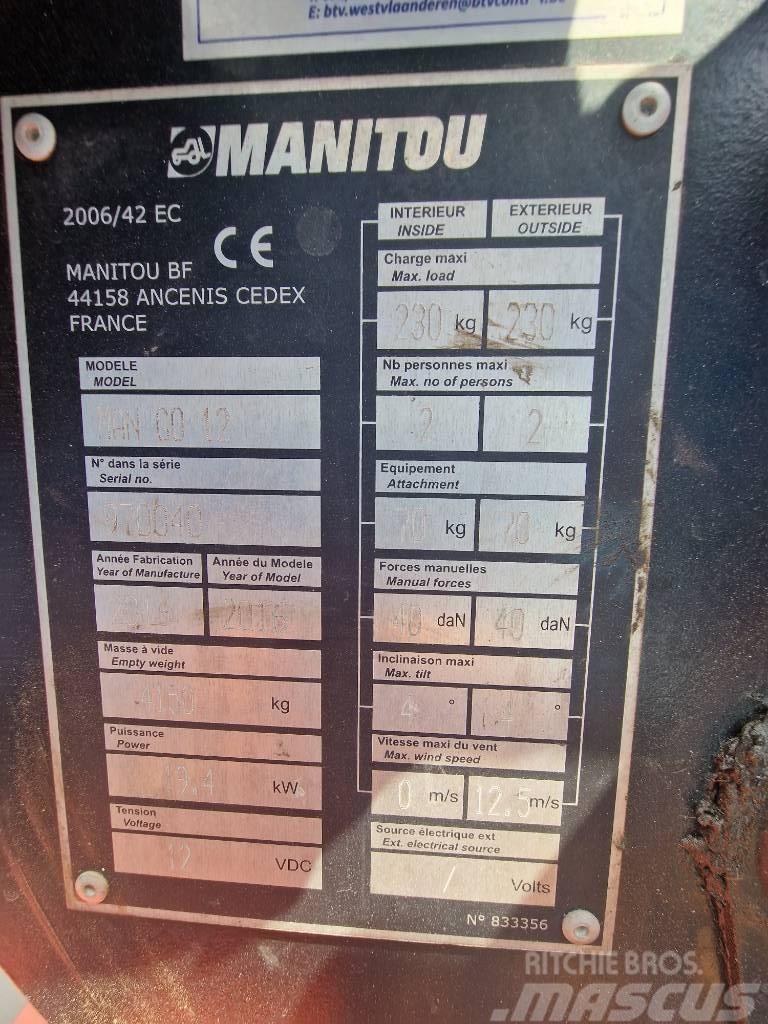 Manitou Mango 12 Plataforma de trabajo articulada