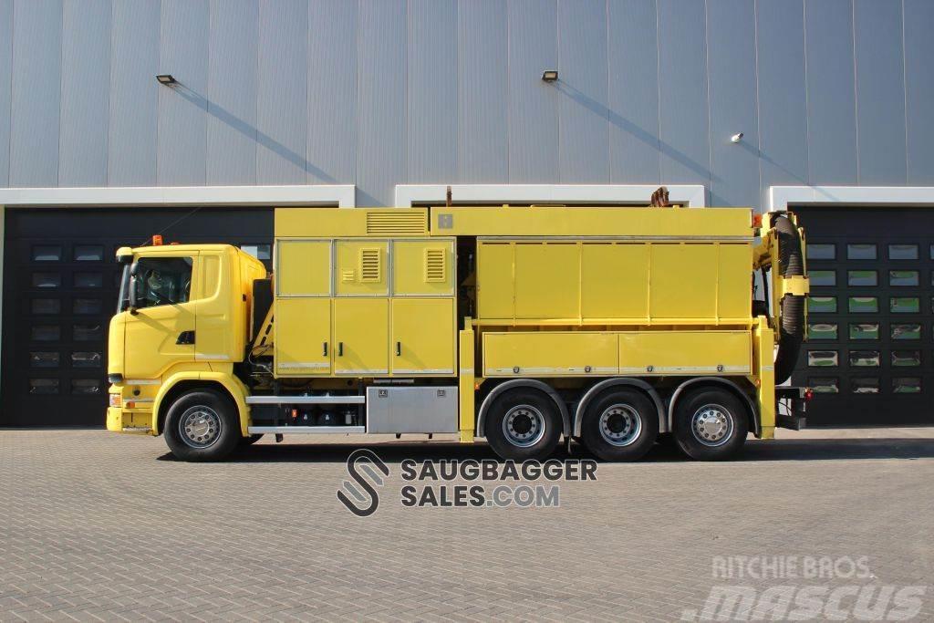 Scania R580 V8 RSP 3 Turbine Saugbagger Camiones aspiradores/combi