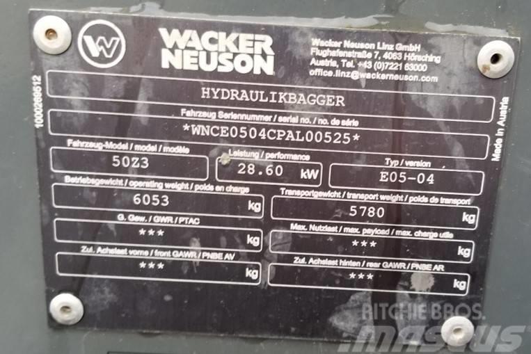 Wacker Neuson 50Z3 Excavadoras de cadenas