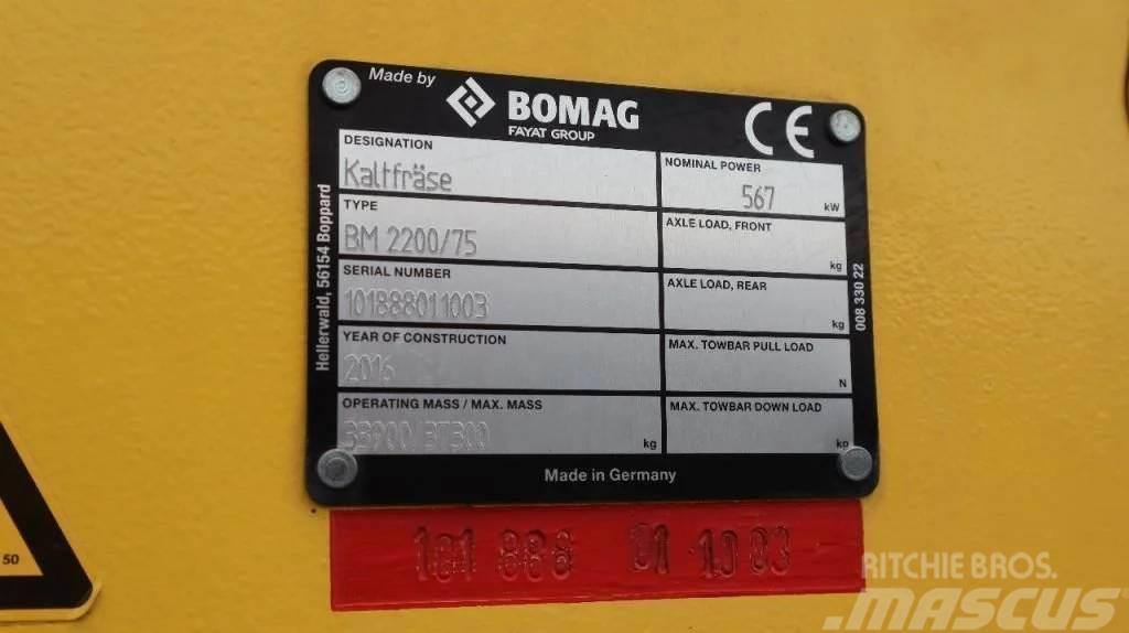 Bomag BM 2200/75 | COLD PLANER | NEW CONDITION! Otros equipamientos de construcción